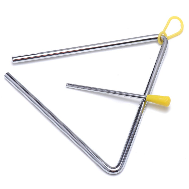 TDOCK 7 Inch Musical Steel Triangle Percussion Instrument With Striker - Image 4